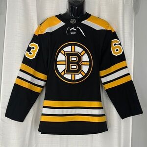 NHL Boston Bruins Black and Gold Game Jersey Size 46